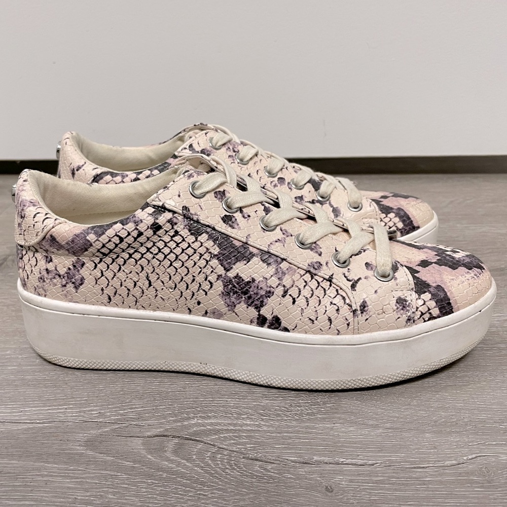 Steve Madden Platform ‘Bertie’ Python Tennis Shoe… - image 2